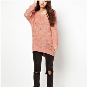 Free People Star Dune Marled Pullover Sweater S